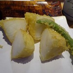 ほしのま - 新玉ねぎの天ぷら