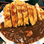 さくら草 - さくら草　チキンカツを無理やり乗せました！