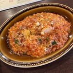 立ち飲み食堂 ウルトラスズキ - 浅利と北寄貝のトマトリゾット