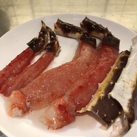蟹遊亭 名古屋店 - たらば蟹　焼く前