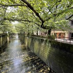 ヨハン - 目黒川…右にヨハンの店舗…