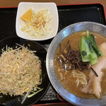 麺's 冨志 - 平日ランチセット Sセット 950円