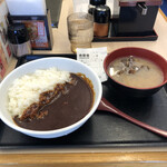 吉野家 - 黒カレー•しじみ汁