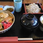 うどん茶屋かしむら - 日替わりランチ(焼肉丼)750円