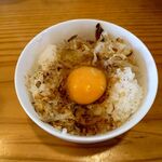 中華そば かなで 煮干編 - 玉子かけごはん 150円（ランチ価格）