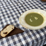 イル チエロ - 玄米ミルク入り季節の野菜スープ＋天然酵母パン