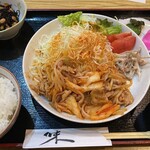 TA-KE - 日替わり定食(豚キムチ炒め)