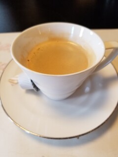 Seiyouzentokoro Maeda - 食後のコーヒーまで。これも満足できる物。
