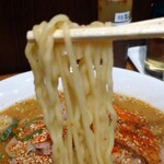Asahikawaramembangaichi - 麺アップ(ちょっとピンぼけ(>_<))