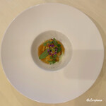 プチレストラン ブーケ・ド・フランス - 海胆と鮑のジュレ掛け