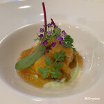 プチレストラン ブーケ・ド・フランス - 海胆と鮑のジュレ掛け