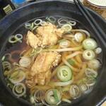 ふじ - 天ぷらうどん小1個でから揚げ選択