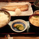 炭火焼一興 - サバ文化干し定食