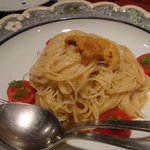 雲丹の冷製パスタ