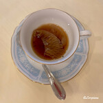 プチレストラン ブーケ・ド・フランス - フカヒレのコンソメ煮込