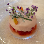 プチレストラン ブーケ・ド・フランス - 苺､苺のソルベ､苺のエスプーマ､苺のカタナーラ