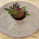 プチレストラン ブーケ・ド・フランス - 仔羊のナッツと香草のロースト