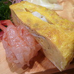 鮨芳 - ◆甘エビ、玉子握り