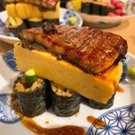 天ぷらと寿司 こじま - 鰻玉 790円