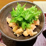 なると屋＋典座 - じゃがいもとワカメの天ぷら