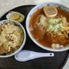 ドライブイン西十和田 - カツ丼・ラーメンセット