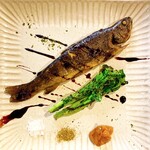 ITACHI - アユの鉄板焼き