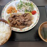 リバーテラス山河焼肉館 - ラムジンギスカン定食