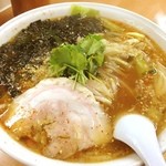 金太郎らーめん - 地獄ラーメン塩15倍(๑´ڡ`๑)旨味と辛味が絶妙ですわ(๑¯◡¯๑)