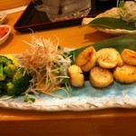 一心 - H.25.02.13.夜 帆立貝柱塩焼き