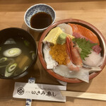いさみ寿し - 華やか海鮮丼(シャリ大盛)