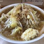 ラーメン二郎 - 再訪問2022/04 小ラーメン 「ニンニクアブラ」(700円)