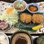 Katsudokoro Tonki - 日替り定食　ロースとヒレとおろしヒレカツ