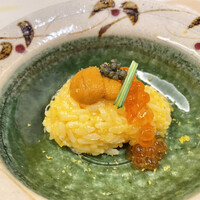 のどぐろ割烹 一心 別邸 - ④贅沢TKG 玉子ご飯に雲丹、イクラ、キャビア乗せ