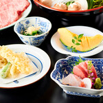 Shabu Zen - 旬の刺身、天麩羅と専門店のしゃぶしゃぶセットコース