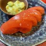 Kamono Suke - 冷やしトマト　アボカドわさび