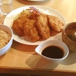 グレースフルキッチン - ソイミートのカツ御膳。量が多い。