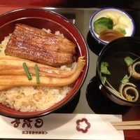 入谷鬼子母神門前のだや - 「いとこ丼」鰻と穴子のハーフ&ハーフ　￥1400