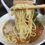 長尾中華そば - 麺はこんな感じ