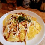 煮込 蔦八はなれ - オム焼きそば