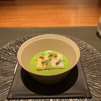 スリオラ - ホワイトアスパラスとペドロヒメネス香るフォアグラ