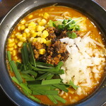 麺酒房 龍安 - ヤバ辛（大盛）