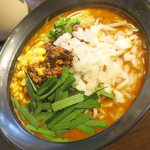 麺酒房 龍安 - ヤバ辛（大盛）