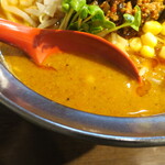 麺酒房 龍安 - スープ（辛さ3）