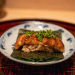 多仁本 - 2022.4 鰻と花山椒の手巻き寿司