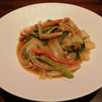 新中国料理HARAKAWA 北新地店 - 「月替わりランチのメイン(肉)」