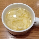 ガスト - 韓国風たまごスープ  イキステを真似してタバスコを入れて見ました。なかなかでした。