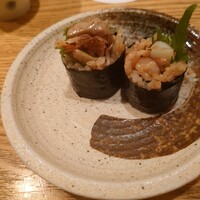 築地青空三代目 大名古屋ビルヂング店 - 海鮮炙り巻き