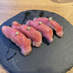 MASUYA MEAT＆CRAFT BEER - 4000円コース 肉寿司