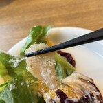 MASUYA MEAT＆CRAFT BEER - ホタテとデコポンのサラダ　ホタテアップ