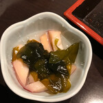 Shikino Sakana Izunokakurega Enomoto - 【’22.1】（小鉢）タコとわかめの酢の物